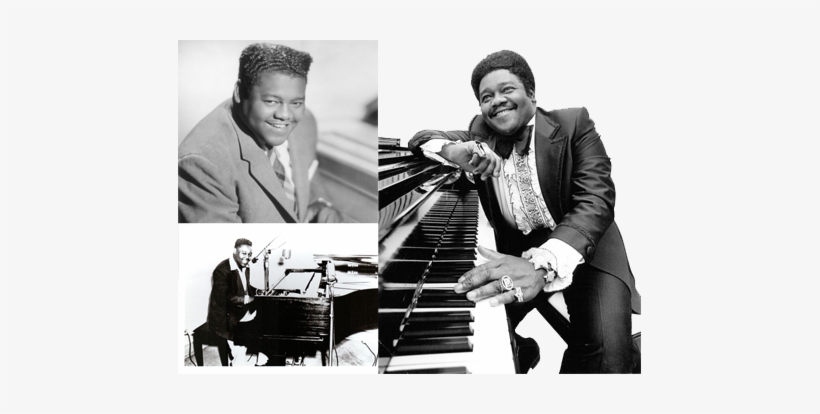 Fats Domino - Fats Domino Black And White, transparent png #2350257