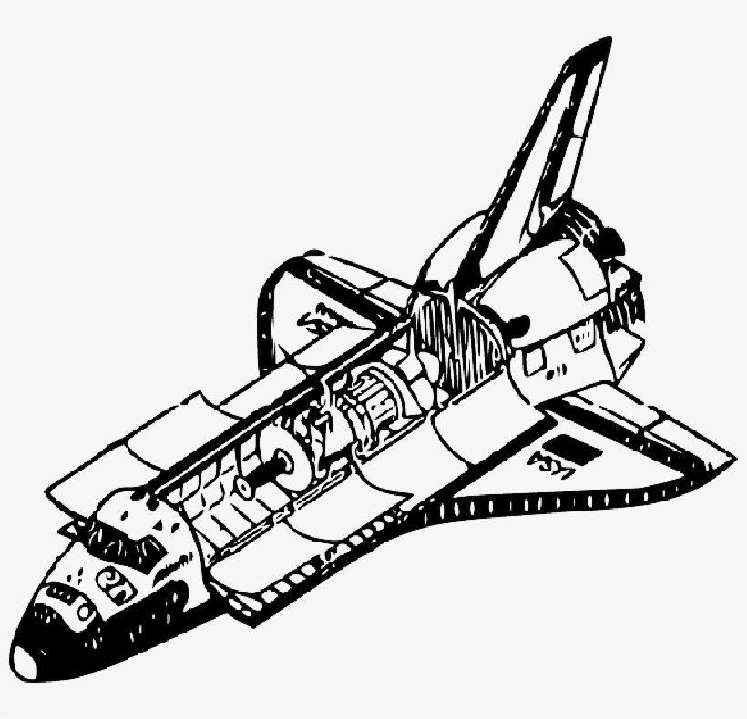 Mb Image/png - Space Travel Black And White, transparent png #2350659