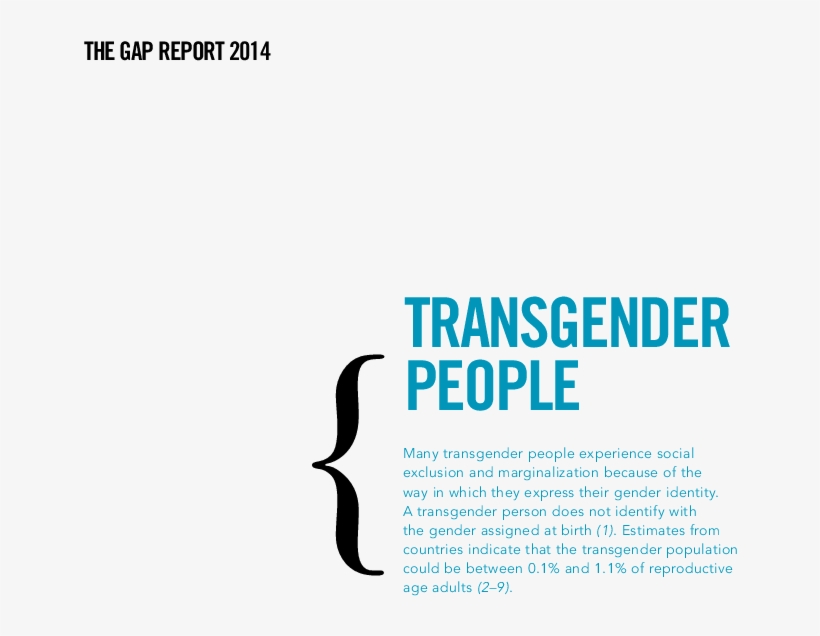 A Transgender Person Does Not Identify With The Gender - Joint United Nations Programme On Hiv/aids, transparent png #2350727