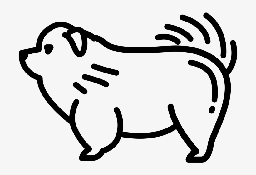 Chow Chow Rubber Stamp, transparent png #2350919