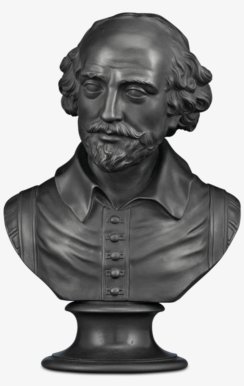 Wedgwood Pays Tribute To The Bard Of Avon In This Black - William Shakespeare Statue Png, transparent png #2351127