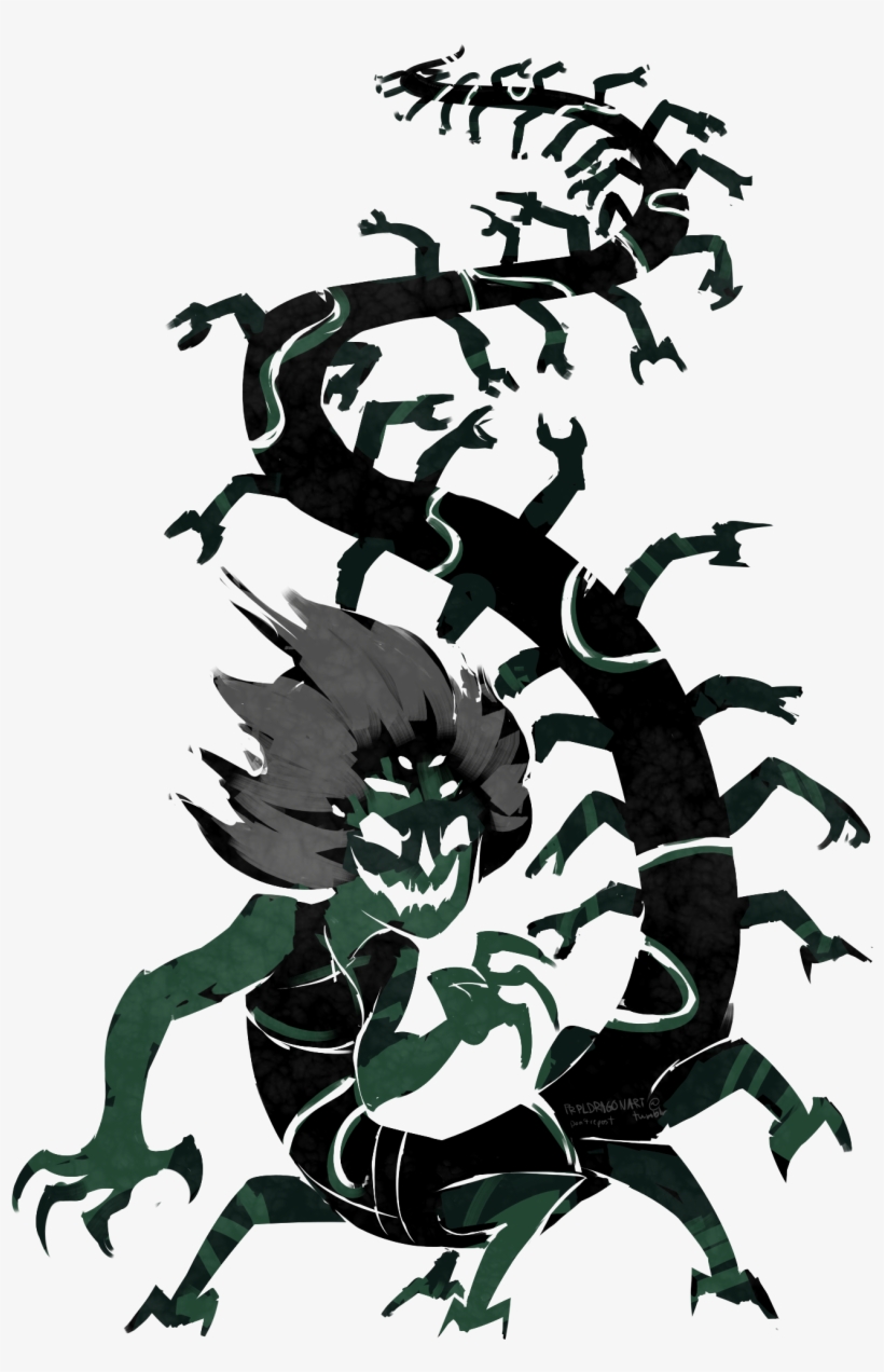 Malachite Centipede By Prpldragonart-d8mgamf - Steven Universe Malachite Corrupted, transparent png #2351129
