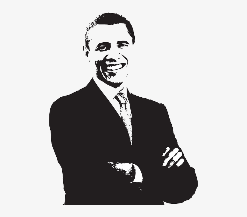 Portrait, Government, Arms, President, Obama, Democrat - Barack Obama Clip Art, transparent png #2351347