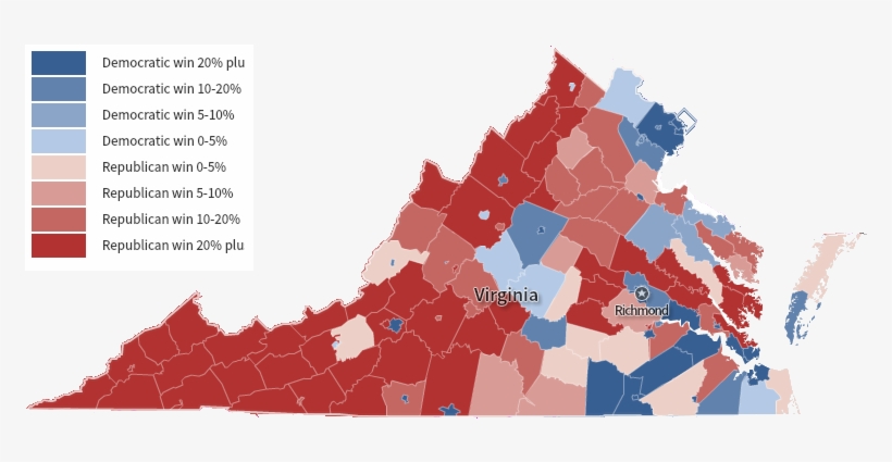 In The 2012 Campaign For President, Democratic Incumbent - Electoral Map 2016 County Virginia, transparent png #2351646