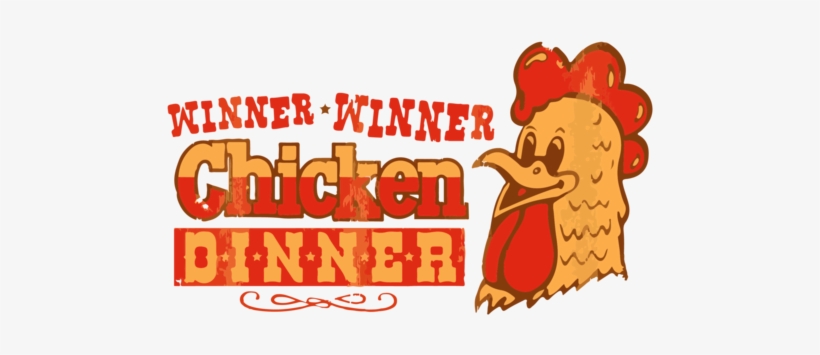 Winner Winner Chicken Dinner Png Image Black And White - Winner Winner Chicken Dinner Transparent, transparent png #2351720