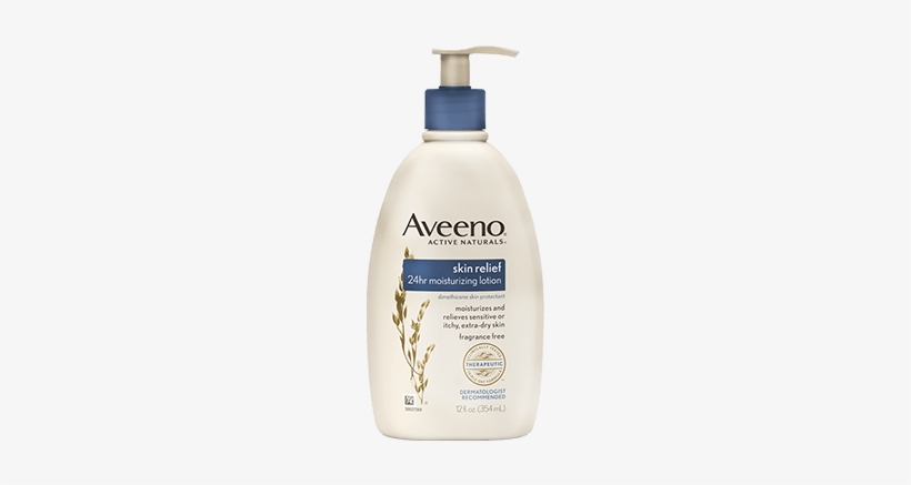 Skin Relief Moisturizing Lotion - Aveeno Skin Relief Moisturizing Lotion 354ml, transparent png #2351767