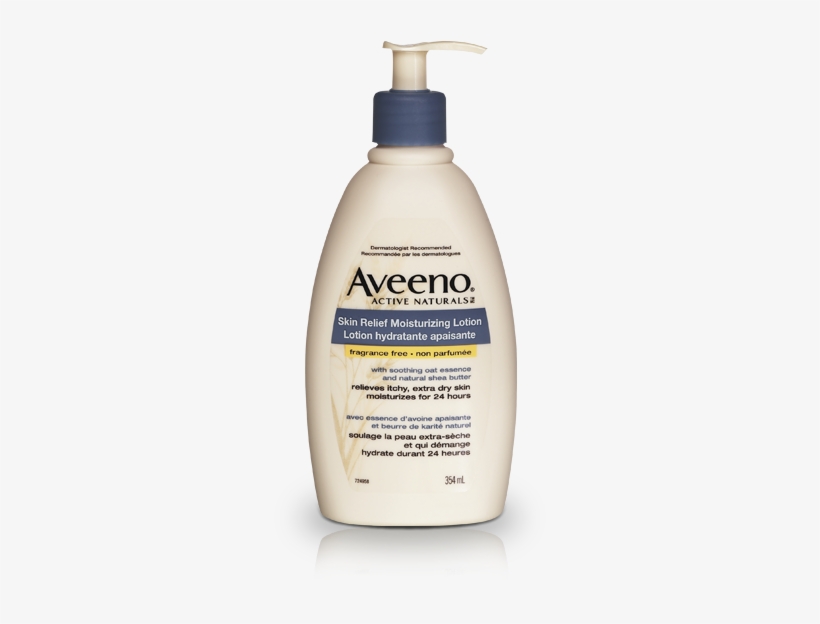 Aveeno Skin Relief Moisturizing Lotion // Elaine Loves - Aveeno Moisturising Lotion, transparent png #2352008