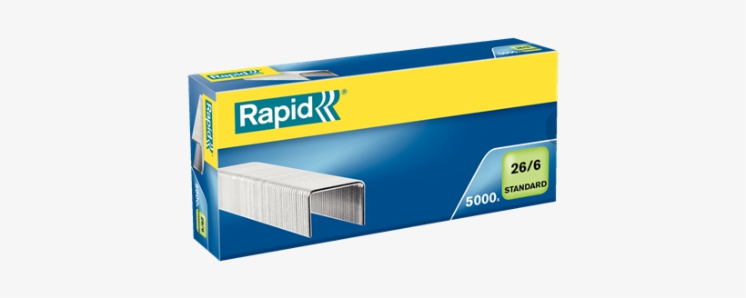 Rapid Standard Staples 26/6 - Rapid 11910711 140/10 10mm Galvanised Staples Box 5000, transparent png #2352562