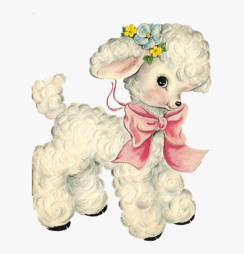 Lamb - Vintage Lamb Clip Art - Free Transparent PNG Download - PNGkey
