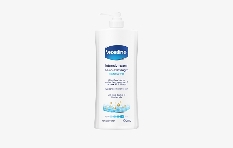 Vaseline® Intensive Care™ Advanced Strength Lotion - Vaseline Intensive Care Advanced Strength Lotion, transparent png #2352957