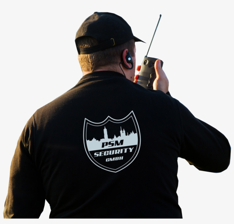 Security Guard Services - Security Guard Back Png, transparent png #2353220
