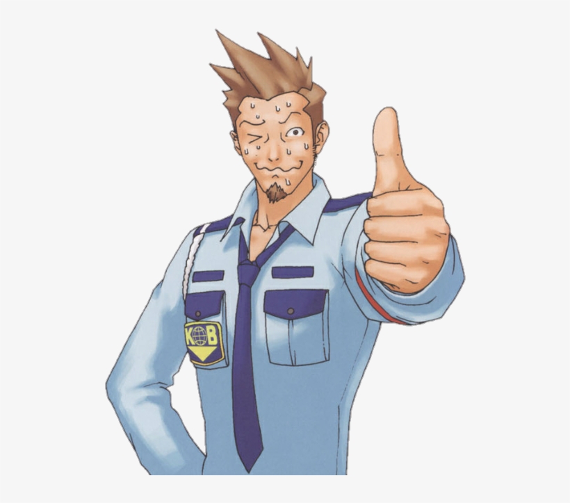 Larry In A Security Guard Uniform - Cartoon, transparent png #2353394
