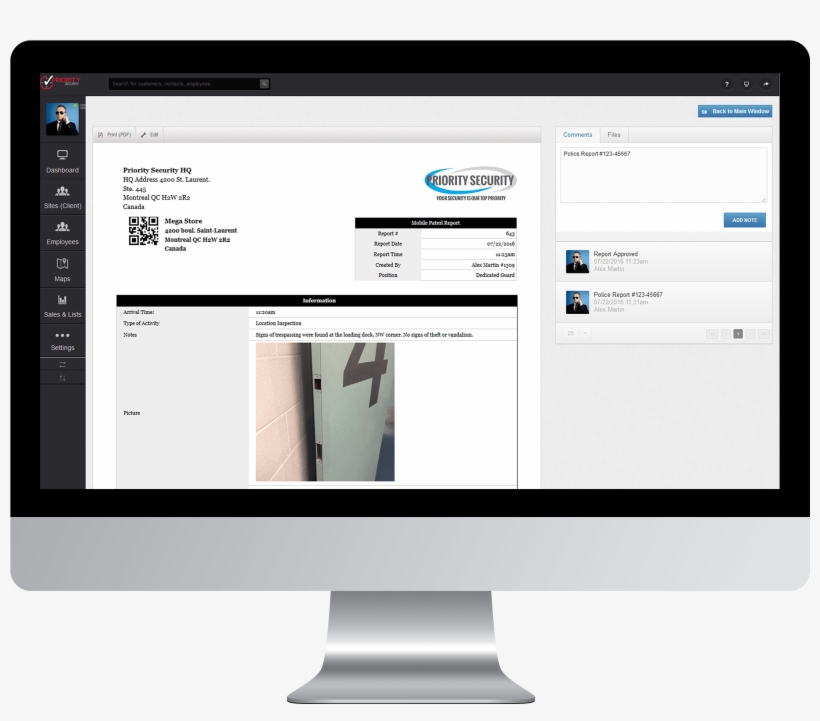 Security Guard Daily Activity Report - Tracktik, transparent png #2353754