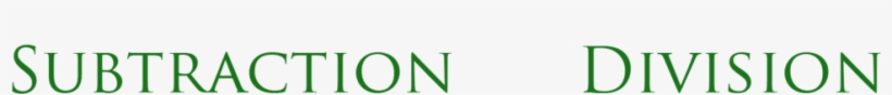 Multiplication Division Same But Different Subtraction - Classic Travels, transparent png #2354314