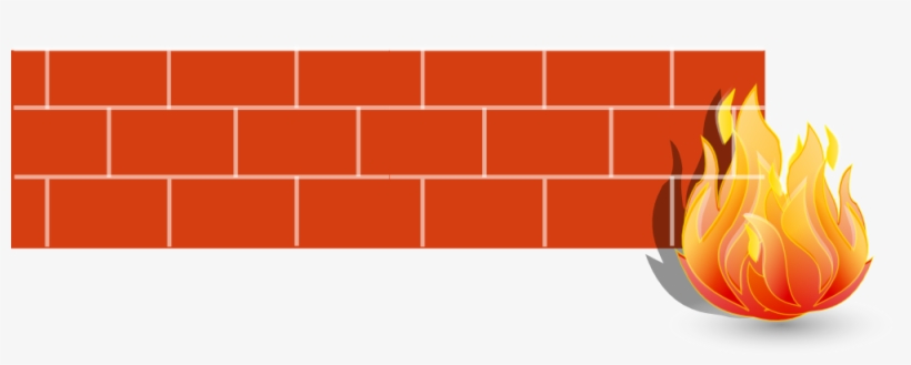 This Graphics Is Firewall 2d About Brick, Computer, - Firewall Clipart, transparent png #2354907