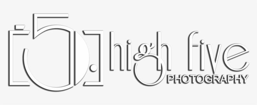 High Five Logo 2 Whitedrop - Calligraphy, transparent png #2354939