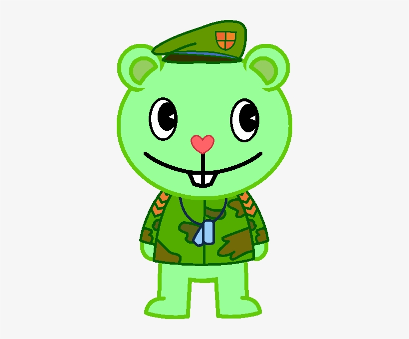 Flippy By Me - Happy Tree Friends Bear, transparent png #2355072