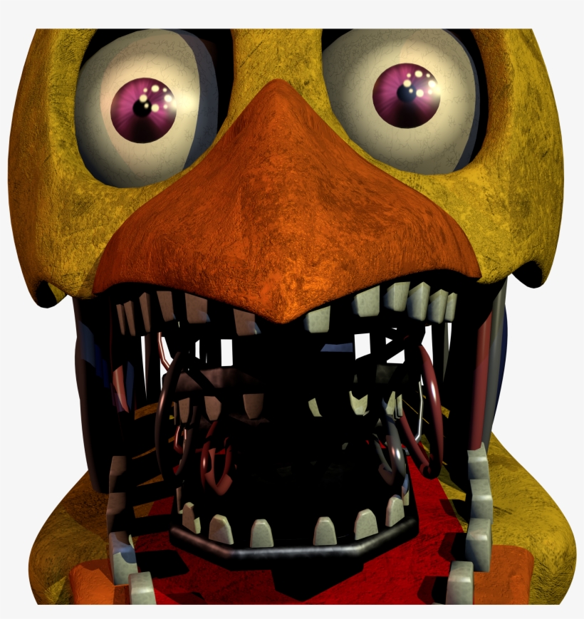 unwithered Unwithered Chica #fnaf #scoot Cawnton - Full Body Fnaf 2 Withered  Chica, HD Png Download , Transparent Png Image - PNGitem