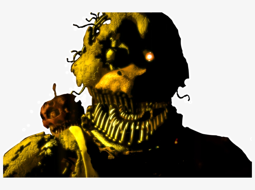 Fnaf 4 Chica Png - Five Nights At Freddy's Nightmare Chica, transparent png #2355458