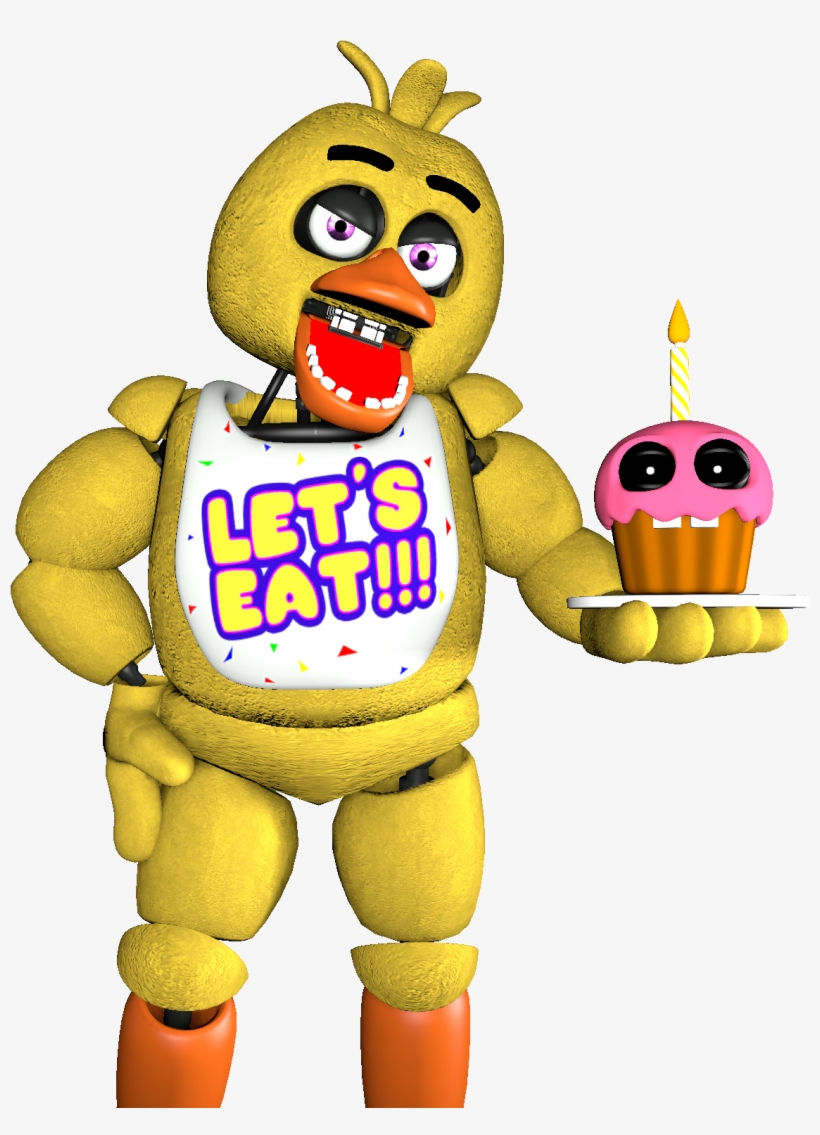 Fnaf Renders Series Album On Imgur Png Chica The Chicken - Five Nights At Freddys Fnaf Lets Eat Mugs, transparent png #2355713