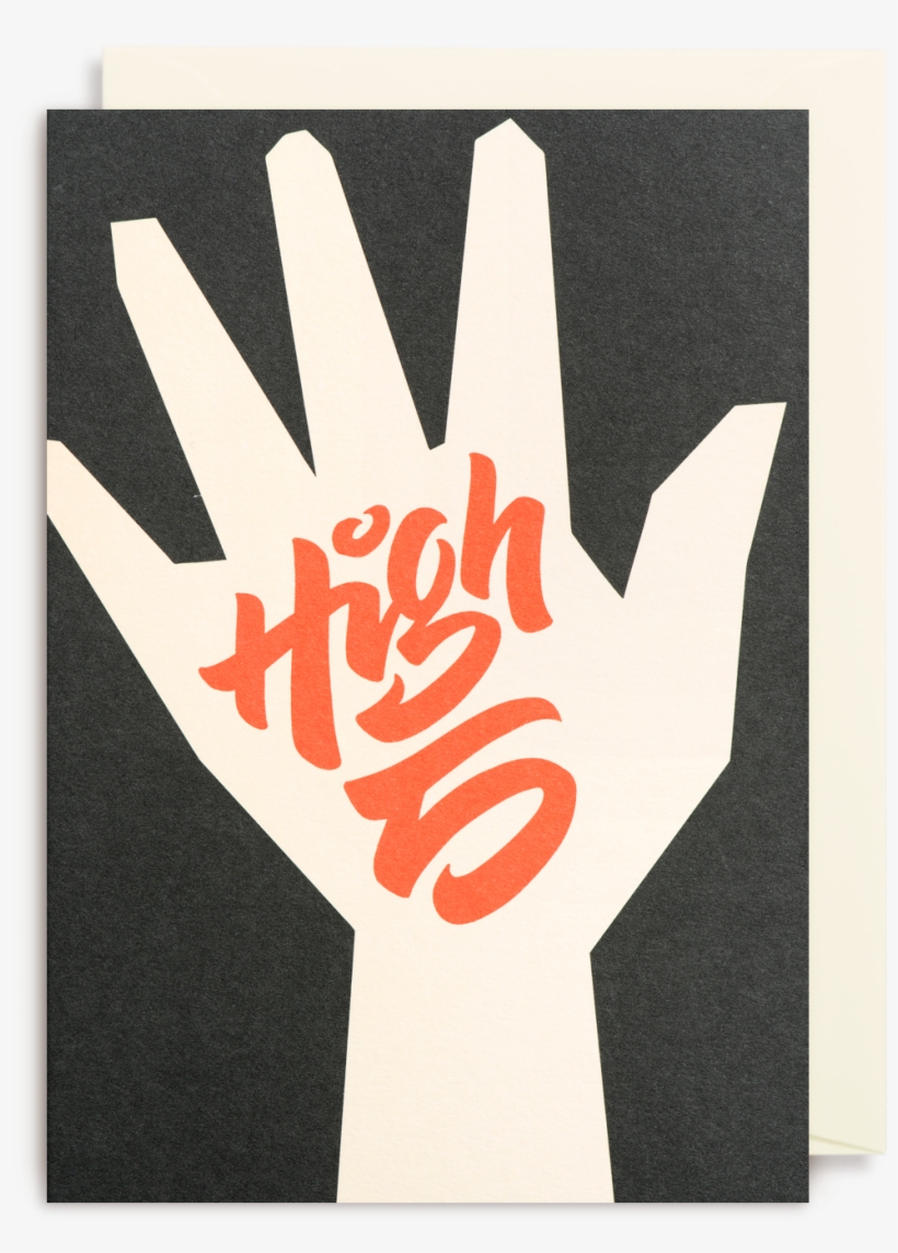 High Five Greeting Card, transparent png #2356154