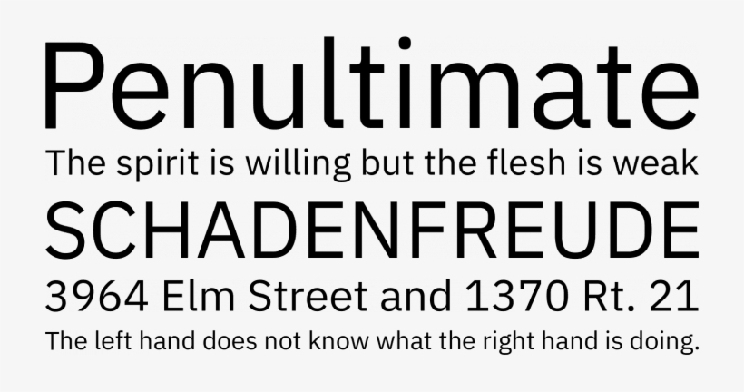 Ibm Plex Font Phrases - Roboto Font, transparent png #2356217