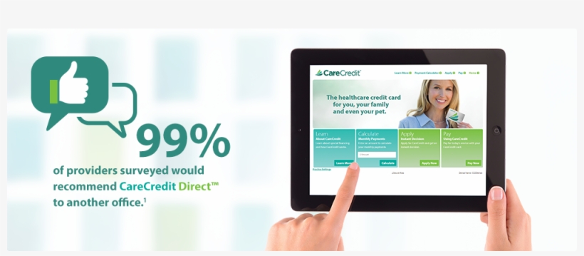 99% Of Providers Surveyed Would Recommend Carecredit - Online Advertising, transparent png #2356472