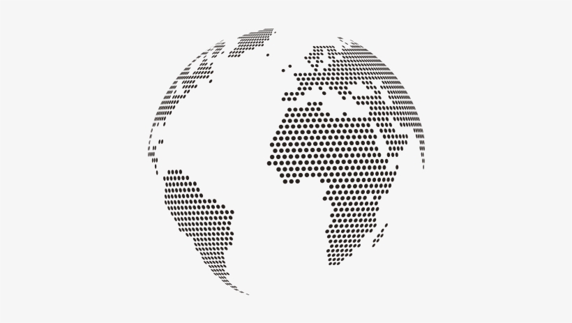 World Vector Png Download - Dotted Globe Free Vector, transparent png #2356749