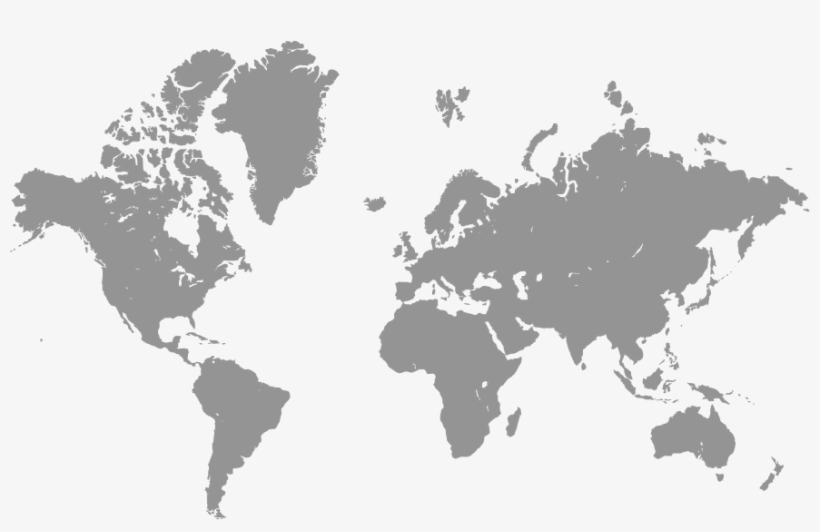 Maps Vector Emea Image Free Stock - Grey World Map Png, transparent png #2357021