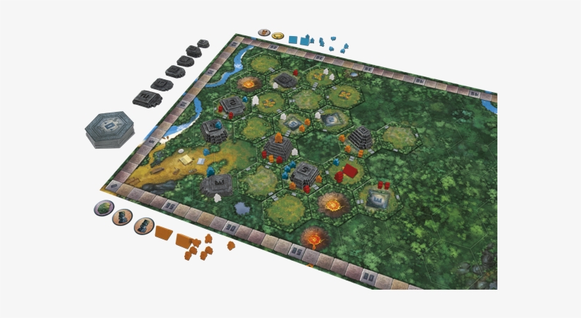 Tikal Super Meeple In Play - Tikal Super Meeple Edition, transparent png #2358005