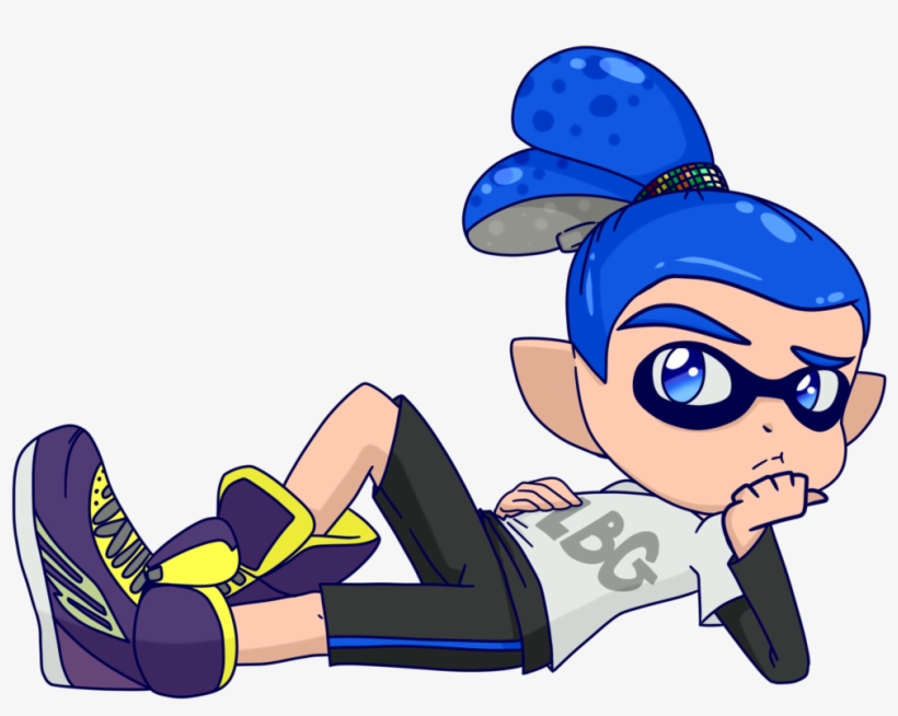 Anime Boy Clipart Lazy - Splatoon Inkling Boy Drawing, transparent png #2358494