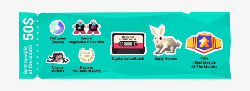 The Meeple Story Offers You Plenty Unique Locations - Cartoon, transparent png #2358781