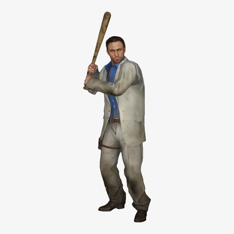 Nick Bat Render - Left 4 Dead 2 Nick Png, transparent png #2359002