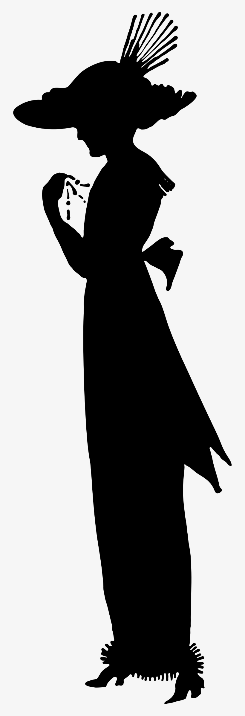 This Free Icons Png Design Of 1911 Fashion Silhouette, transparent png #2359455