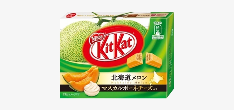 Kit Kat Mini Hokkaido Melon Flavor - Melon Kit Kat Japan, transparent png #2359760