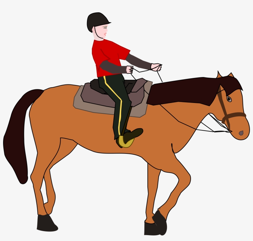 Clipart - Horse Riding Clipart, transparent png #2360600