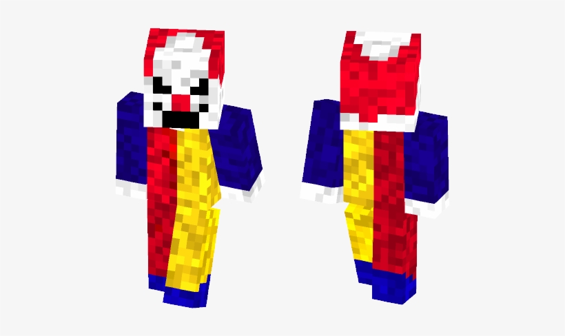 Male Minecraft Skins - Evil Clown, transparent png #2360625