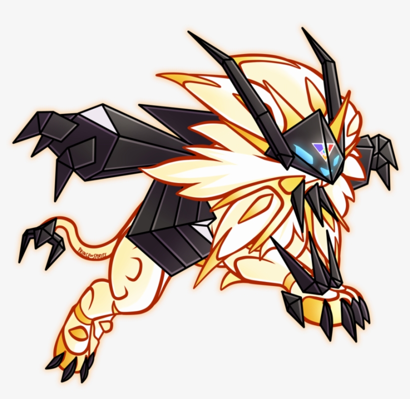 Edited My Solgaleo And Lunala Illustrations Today After