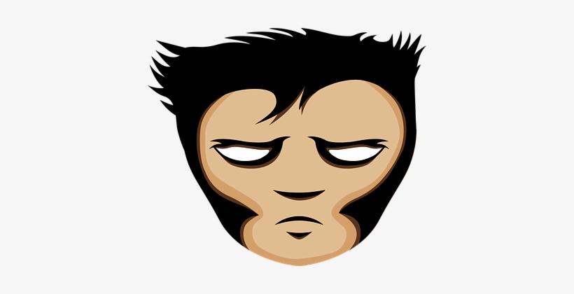 Beard Comic Characters Hair Head Beard Bea - Characters Head Png, transparent png #2360765