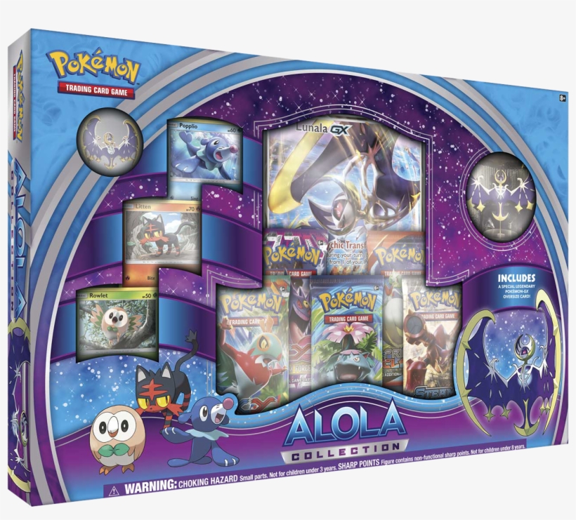 Lunala Alola Collection Box - Pokemon Alola Collection Box, transparent png #2360934