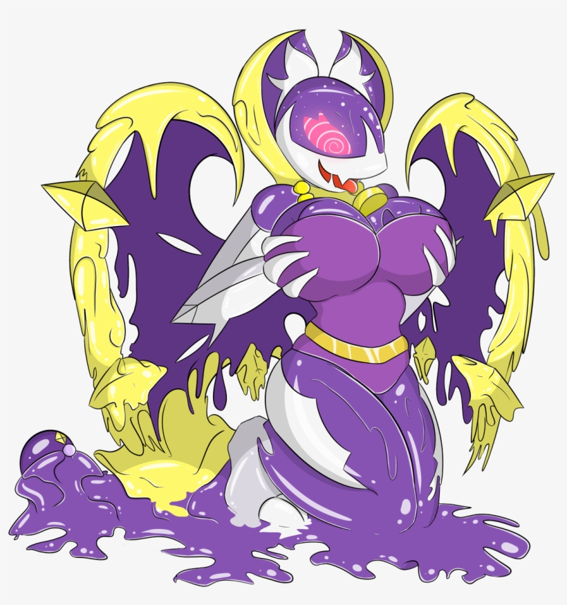 Into A Lunala Anthro Slime - Pokemon Transformation, transparent png #2361166