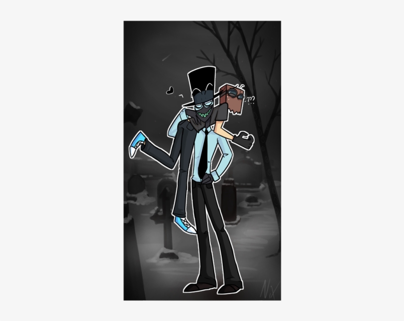 “lets Go To The Graveyard In Cover Of Darkness” ~ Lemon - Villainous Paperhat, transparent png #2361191
