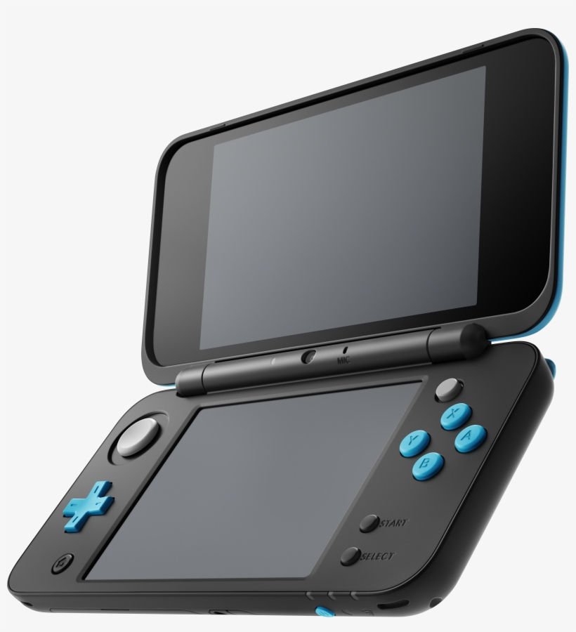 Image New Ds Xl - Nintendo 2ds Xl Black Turquoise, transparent png #2361220