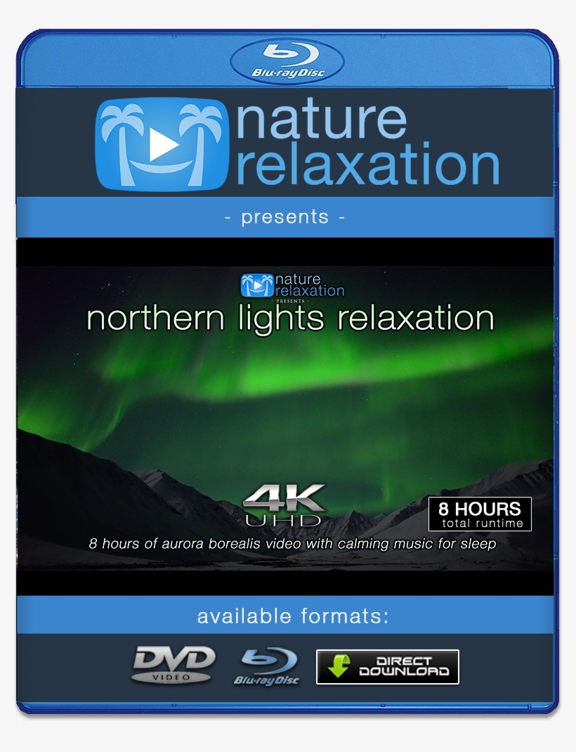 "northern Lights Relaxation" 2 Or 8hr Aurora Borealis - 4k Resolution, transparent png #2361332