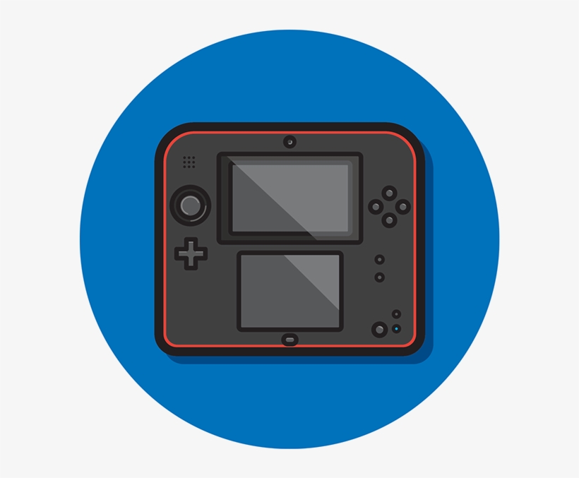 Nintendo 2ds Born - Handheld Game Console, transparent png #2361357