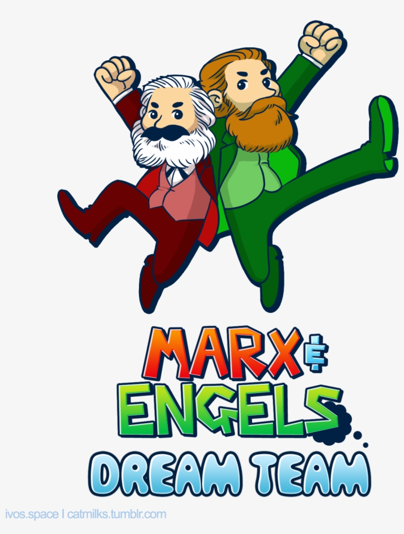 I Was Inspired By The Concept Of Engels As 'the Luigi - Marx Engels Mario Luigi, transparent png #2361397