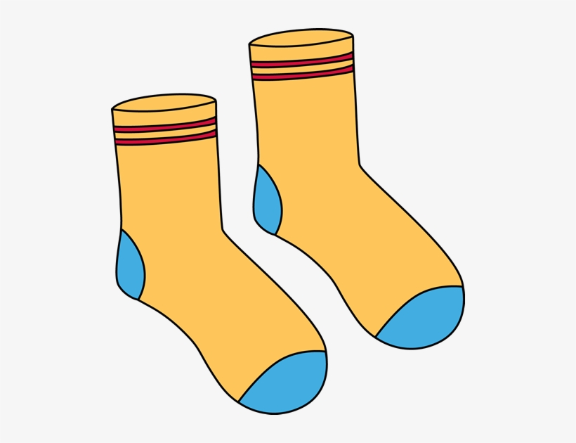 Pair Of Yellow Socks Clip Art - Pair Of Socks Clipart - Free ...