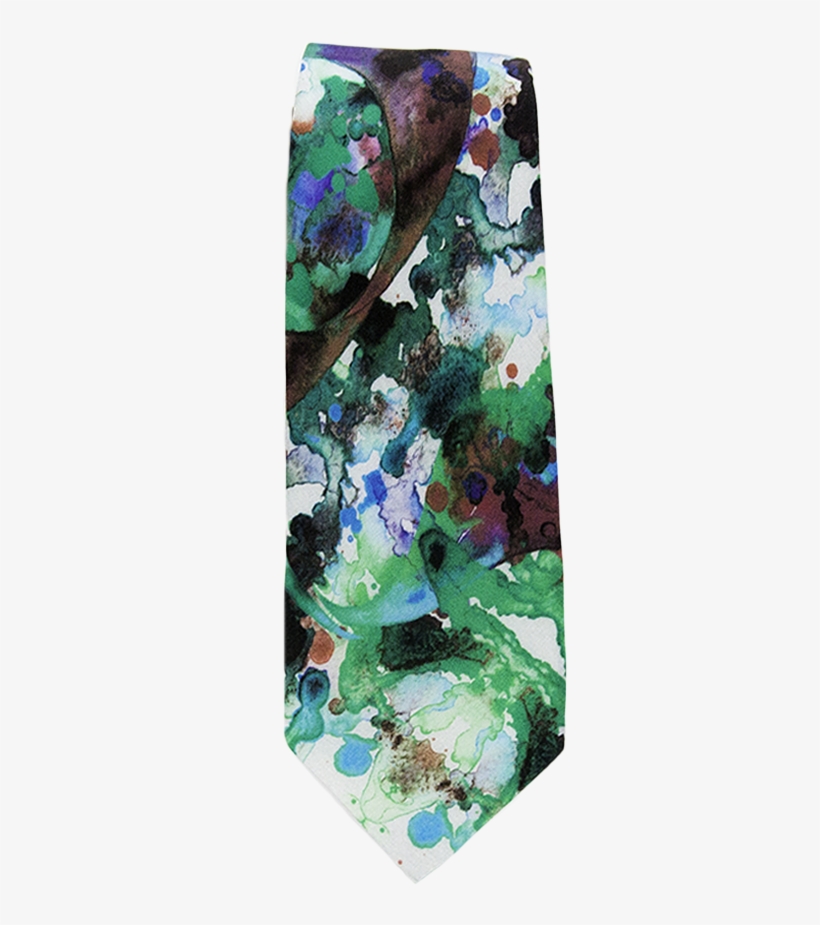 Paint Splatter Necktie - Necktie, transparent png #2361694