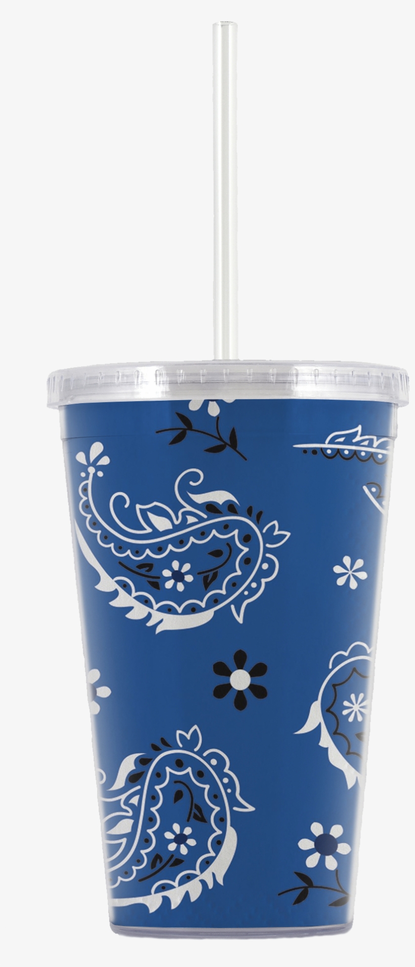 Blue Bandana Beverage Napkins (16), transparent png #2361947