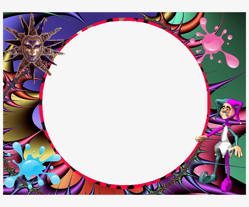 Marcos Fhotoscape Marco Carnaval - Circle, transparent png #2362071